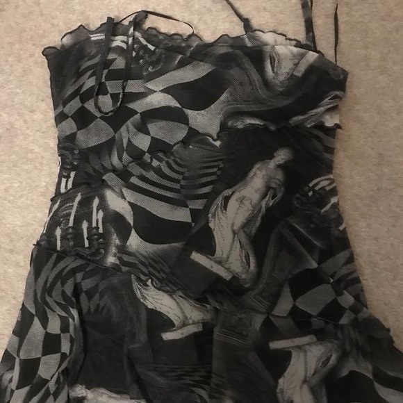 Urban Outfitters Moxie Mesh Mini Slip Dress - Picture 9 of 10